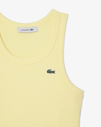 Vestito senza maniche in cotone