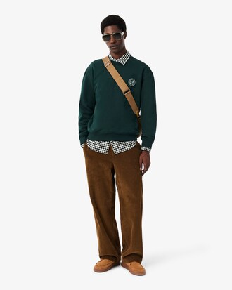 Camicia regular fit in flanella con motivo scozzese