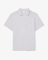 Polo Paris classic fit ricamata con collo aperto