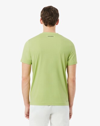 T-shirt tennis Ultra Dry elasticizzata in jacquard