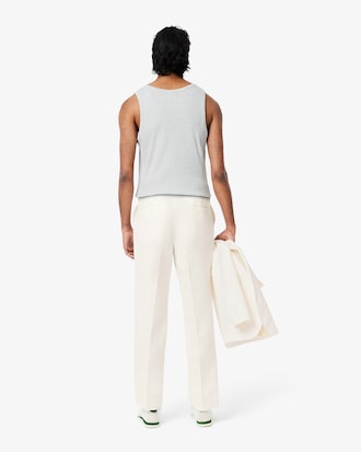Pantaloni da completo regular fit in lino