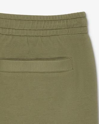 Pantaloni della tuta in piqué regular fit