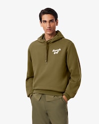 Felpa da golf stampata con cappuccio