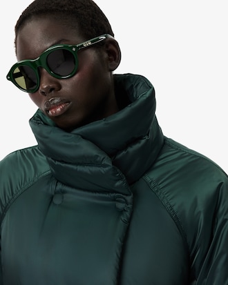 Giacca lunga imbottita iridescente Runway