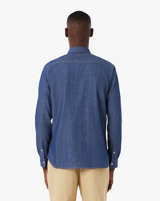 Camicia regular fit in denim leggero