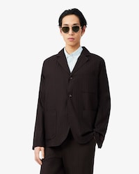 Blazer in cotone jacquard