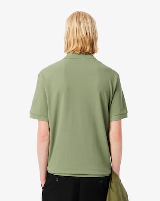 Polo in piqu&eacute; pesante loose fit