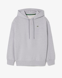 Felpa oversize in pile con cappuccio