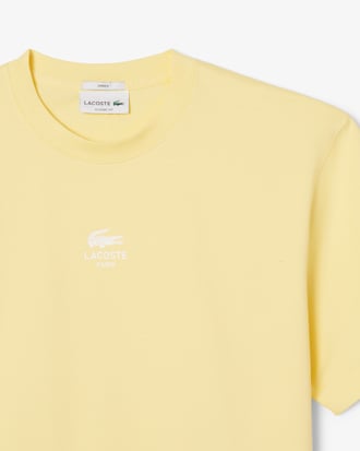 T-shirt in cotone con stampa del brand