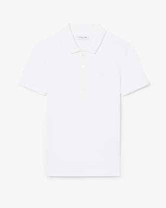 Polo da donna in piqu&eacute; di cotone stretch Lacoste slim fit