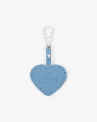 Portachiavi con charm cuore e a "L"