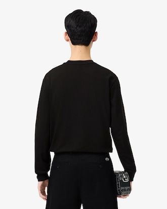 T-shirt in cotone a maniche lunghe