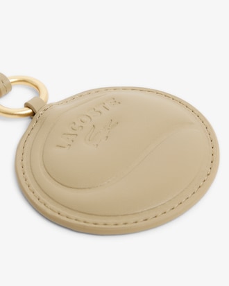 Portachiavi con charm, L, specchio e racchetta da tennis