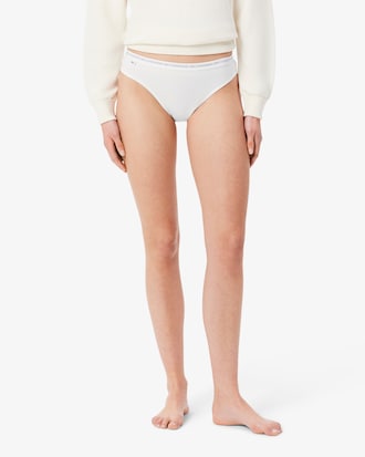 Confezione di 3 slip in cotone stretch