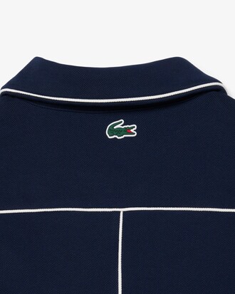 Tennis Heritage Zipped Badge Accent Sweatshirt