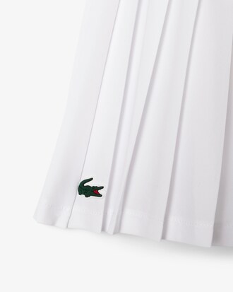 Gonna a pieghe con fodera