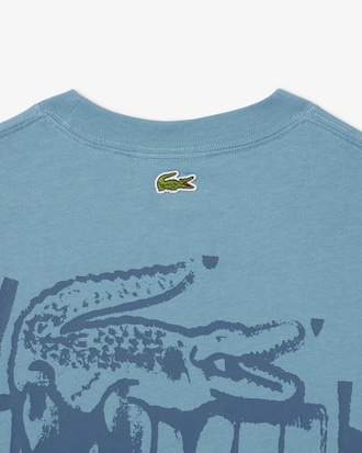 T-shirt grafica in jersey di cotone