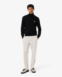Pantaloni della tuta in piqu&eacute; con bordo