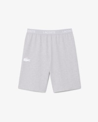 Shorts del pigiama in tessuto felpato taglio dritto