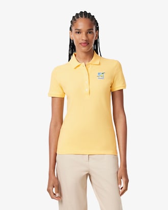 Polo slim fit elasticizzata Club Med Edition