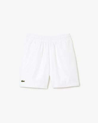 Shorts sportivi in taffetà a rombi