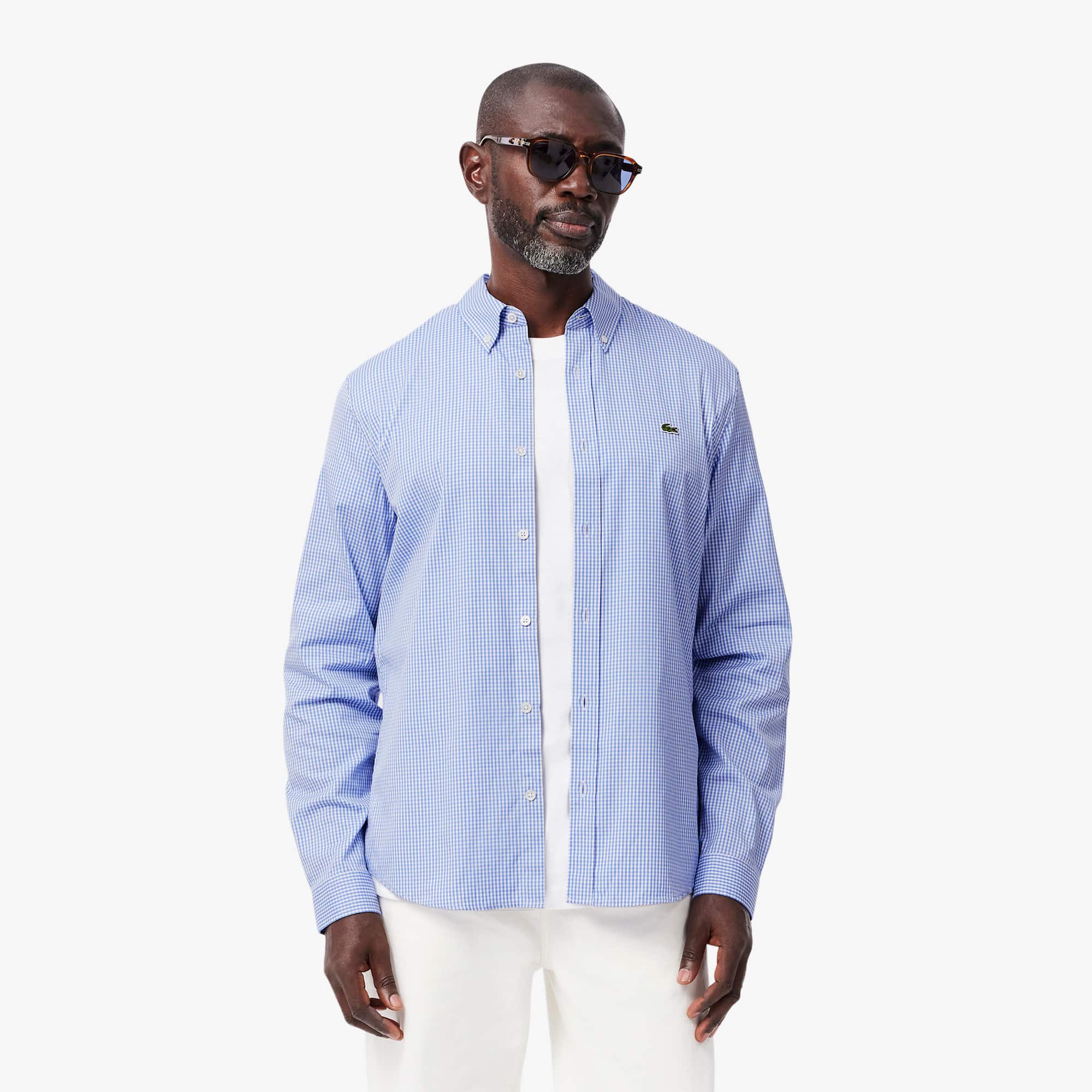 Camicia s. Oliver camicetta a quadretti D 40 blu