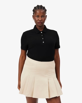 Polo da donna in piqu&eacute; di cotone stretch Lacoste slim fit