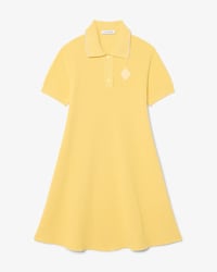 Abito polo in cotone con stemma