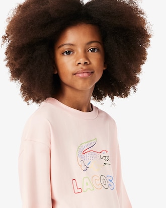 T-shirt in cotone con stampa oversize   