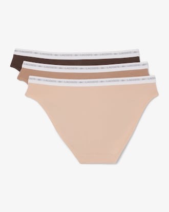 Confezione di 3 slip in cotone stretch