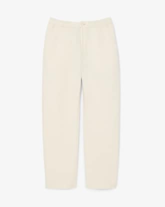 Pantaloni chino regular fit in lino