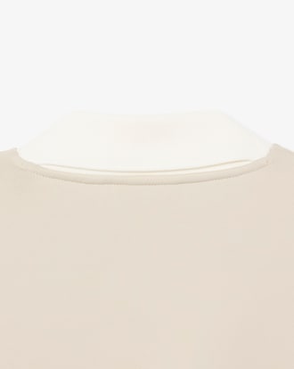 Felpa con scollo a V in maglia di raso Runway