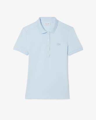 Polo da donna in piqu&eacute; di cotone stretch Lacoste slim fit