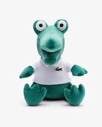 Coccodrillo di peluche con polo con logo