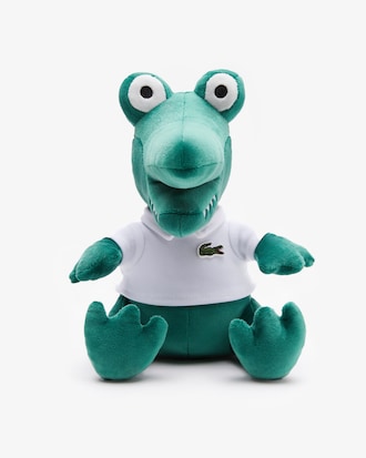 Coccodrillo di peluche con polo con logo