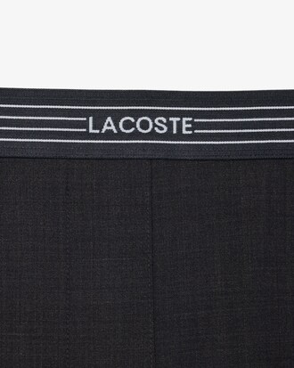 Pantaloni oversize in misto lana con pieghe