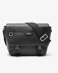 Borsa a tracolla in pelle con chiusura a patella Ossian