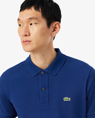 Polo slim fit in piqué L.12.12