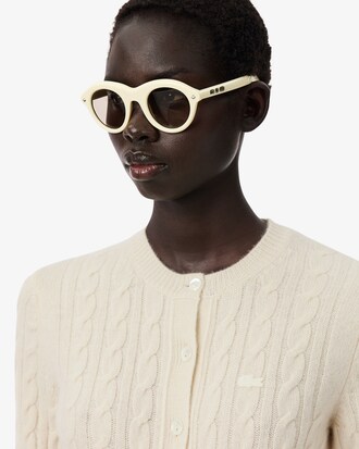 Cardigan a trecce in cashmere Runway