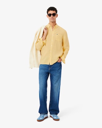 Camicia di lino regular fit