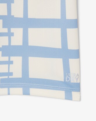 Polo da tennis in piqué a righe