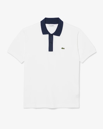 Polo L.12.12 classic fit con collo a contrasto