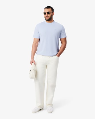 T-shirt in piqu&eacute; con marchio jacquard Commuter