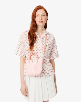 Mini shopping bag a righe L.12.12 Concept