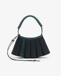 Borsa Lenglen piccola in mesh e pelle Runway