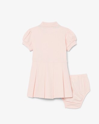 Completo neonato in piqu&eacute; elasticizzato