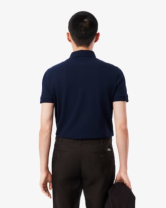 Polo regular fit in piqué elasticizzato Paris