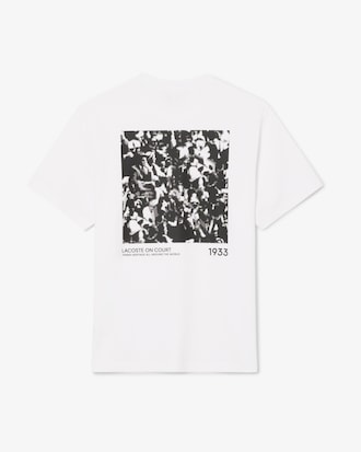 T-shirt in jersey con motivo stampato