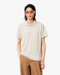 Polo classic fit jacquard con monogramma