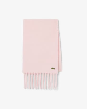 Sciarpa in misto alpaca con frange